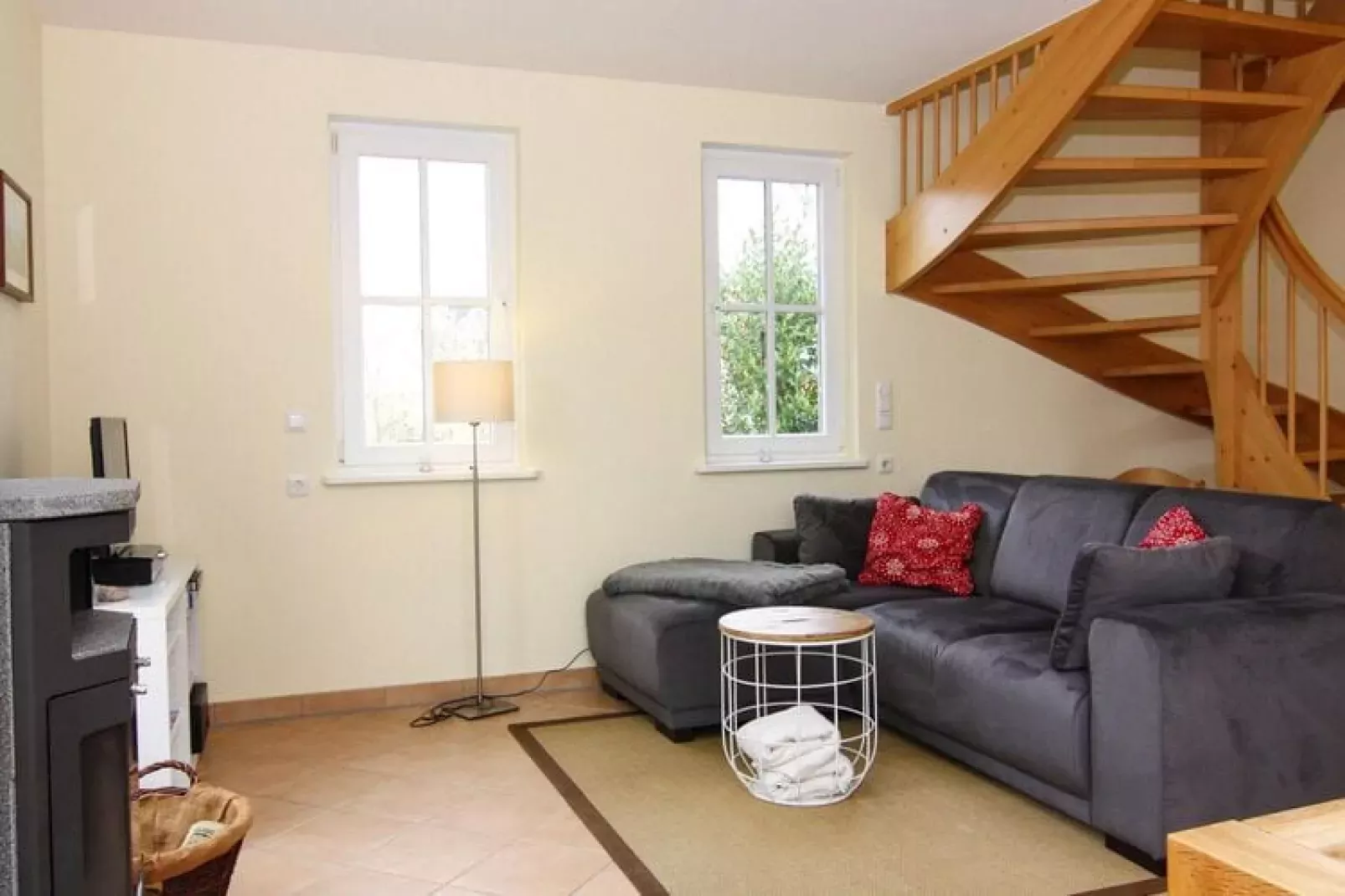 Ferienhaus Reetglück Wohlenberg-Living room