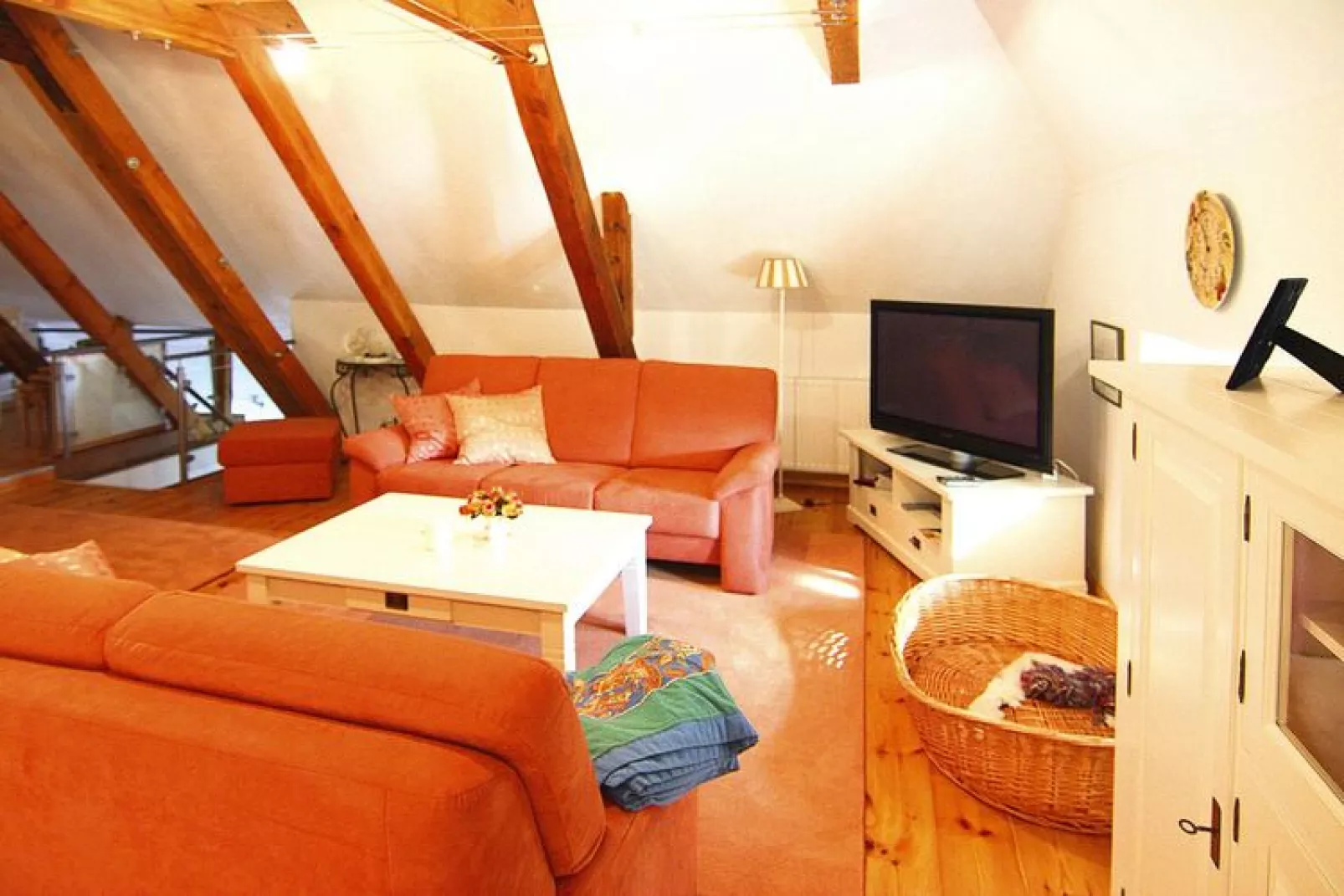 Ferienwohnung Dycke Haus in Zudar-Whg im OG 4 P-Living room
