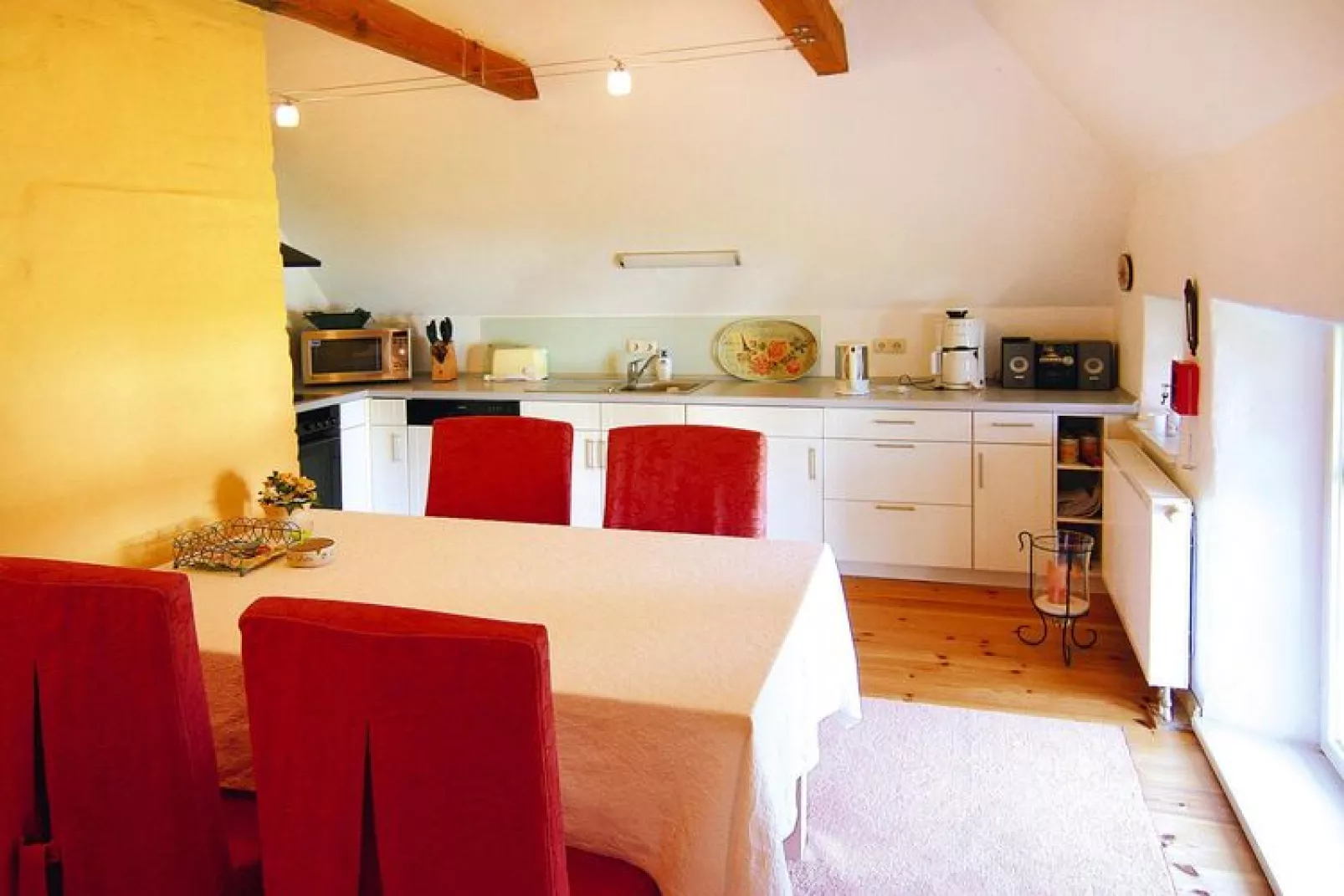 Ferienwohnung Dycke Haus in Zudar-Whg im OG 4 P-Dining room