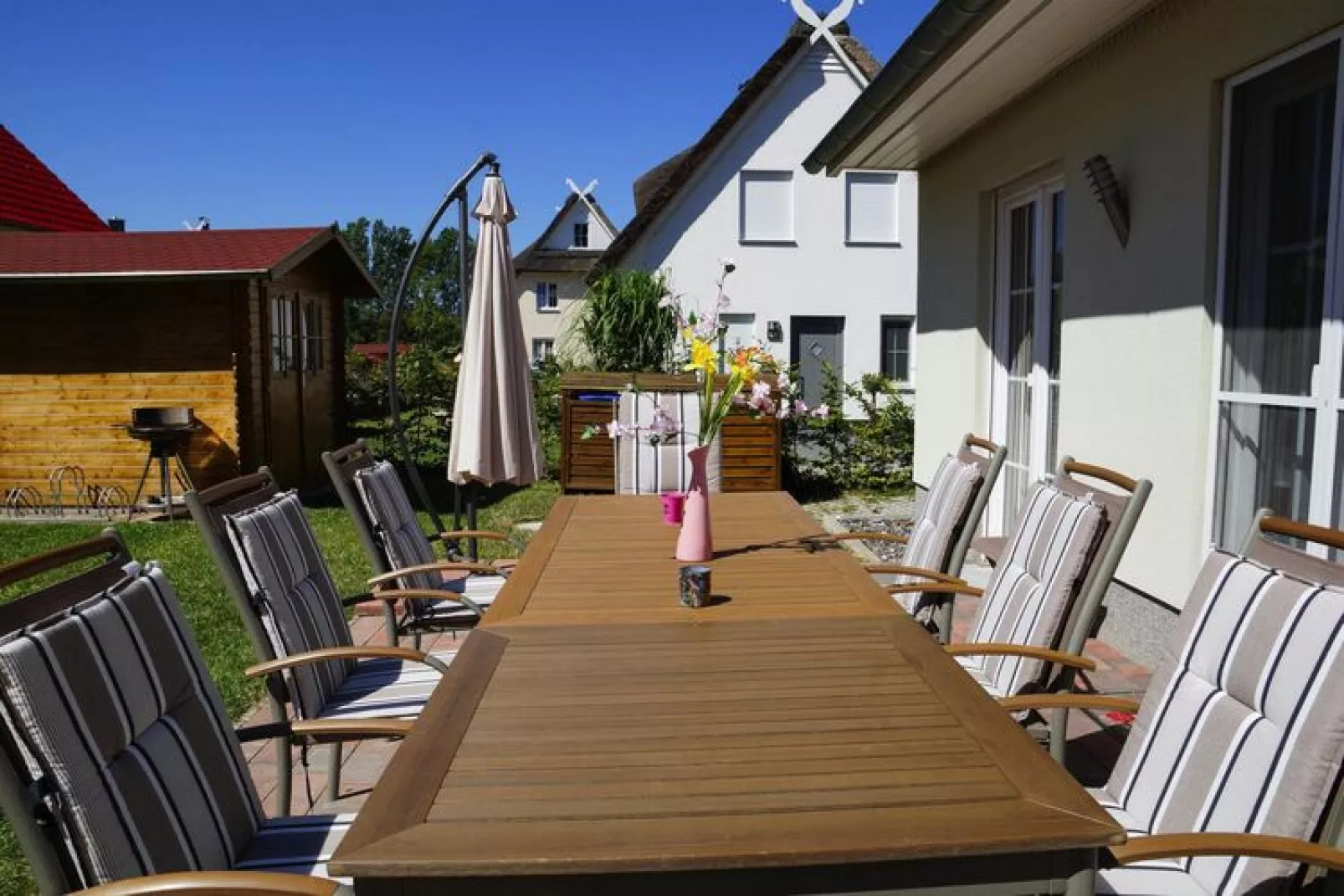 Ferienhaus Nachtigall in Glowe-bis zu 6 Pers-Terrace
