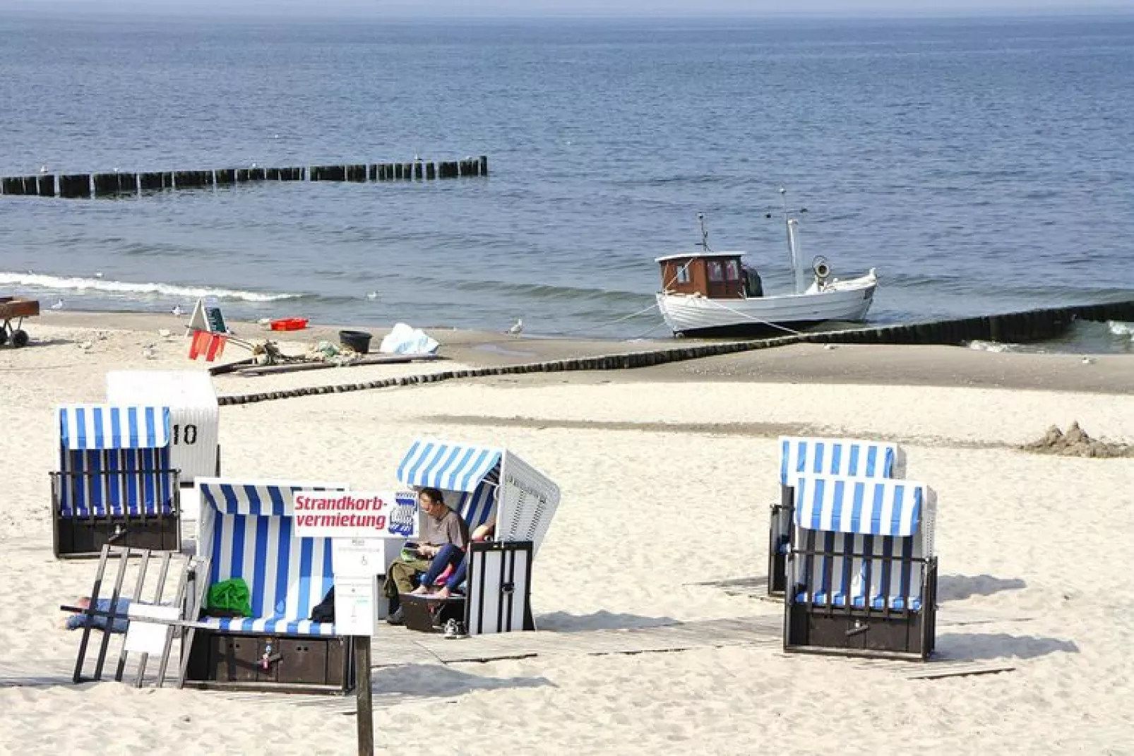 Ferienhaus in Zempin-Water view