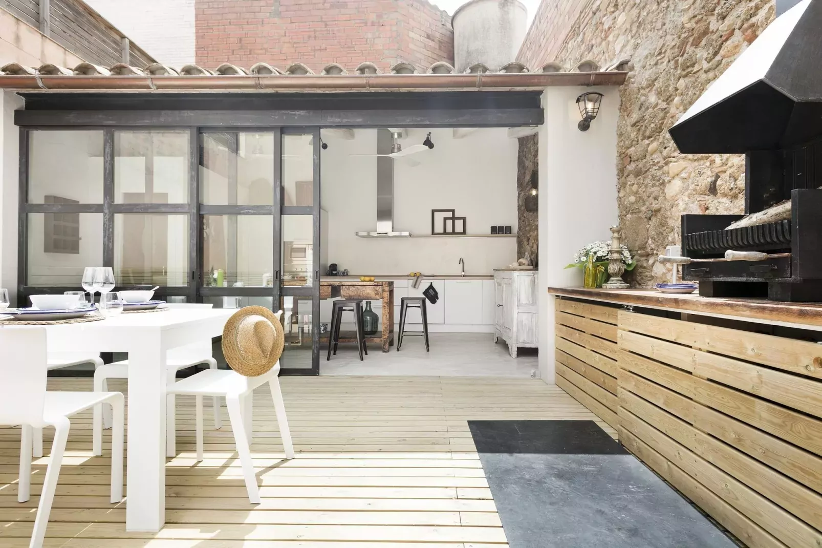 Pink House - Terrasse/Balkon