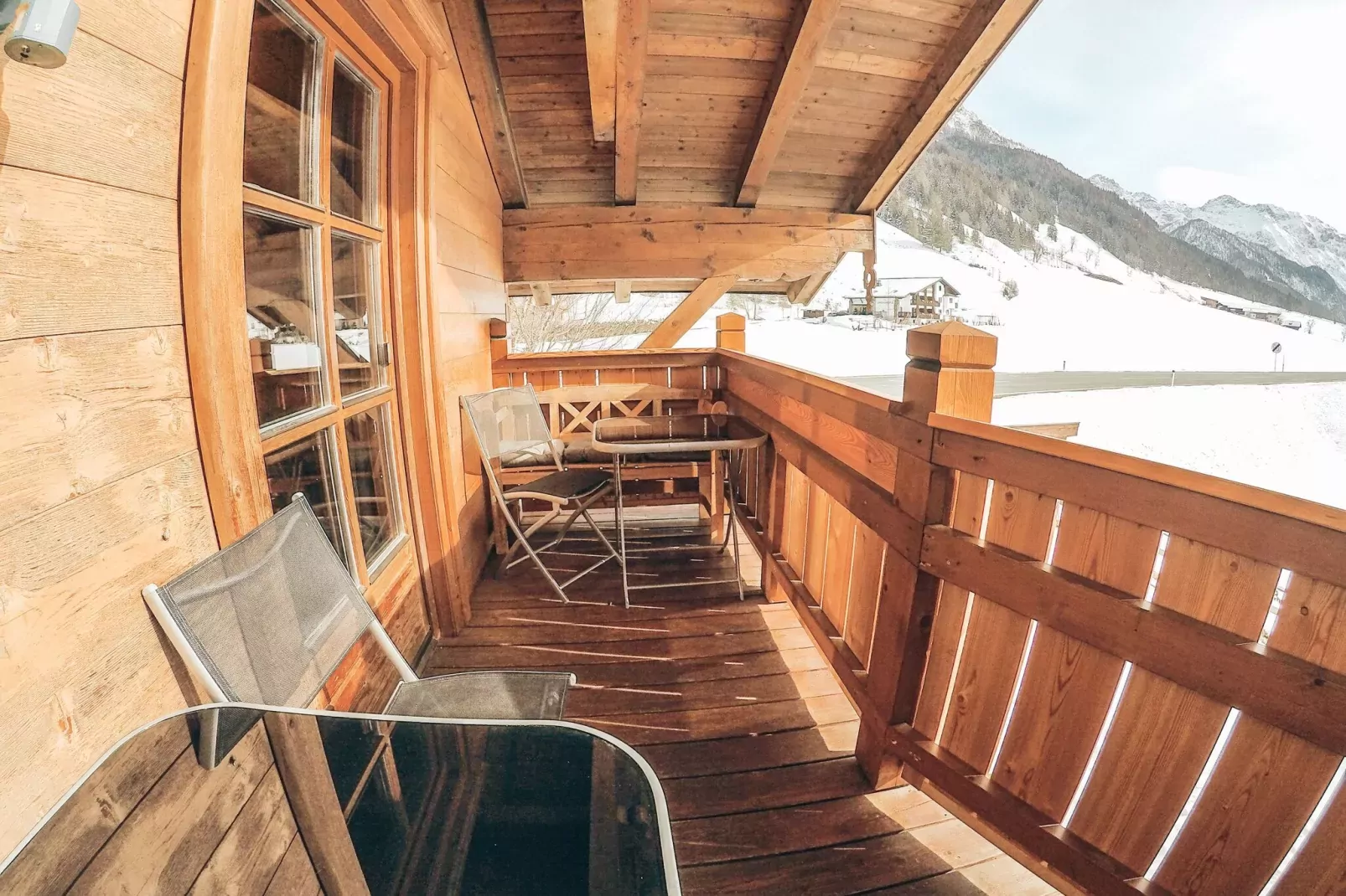 Ferienwohnung mit perfekter Lage-Balcon-terrasse