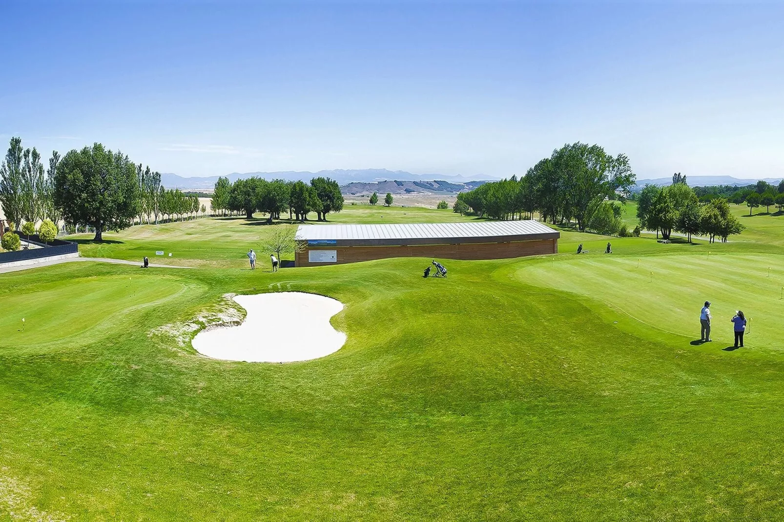 Cirueña Campo de Golf-Gebiete Sommer 1 km