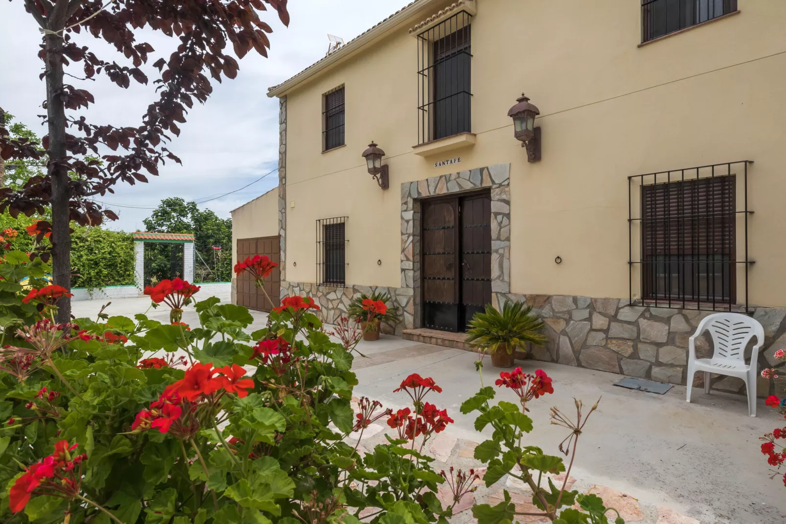 Casa turística Santa Fe-Außenbereich Sommer