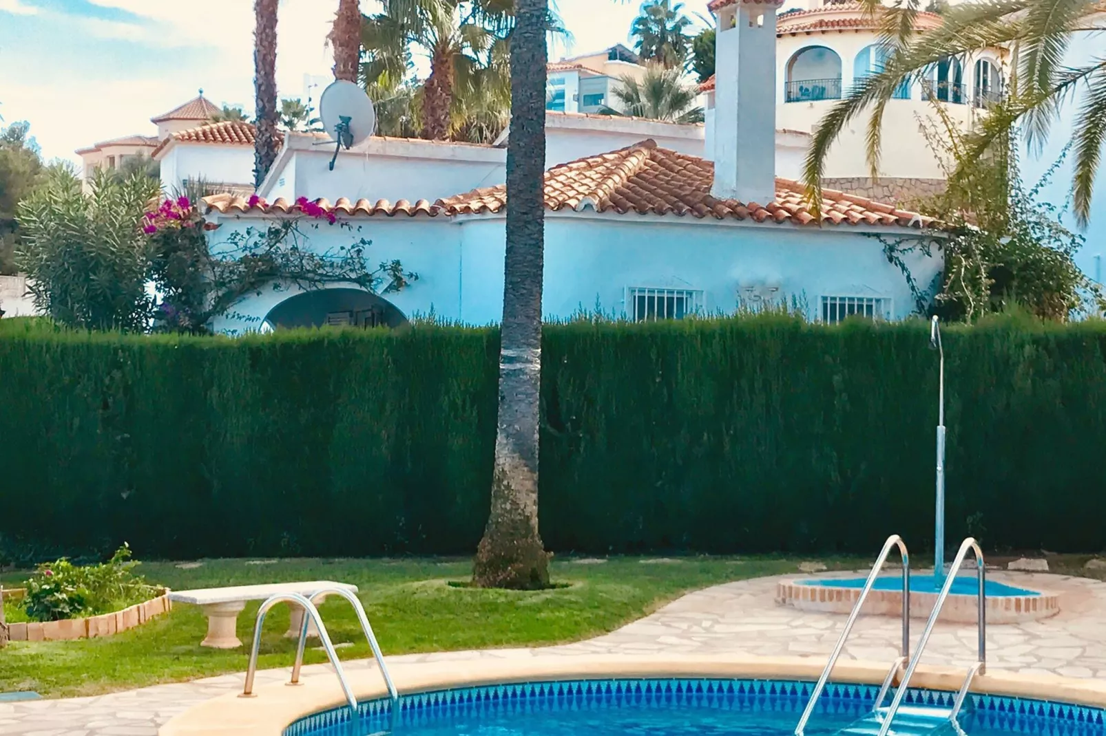 Bungalow Viña Larga-Gärten Sommer