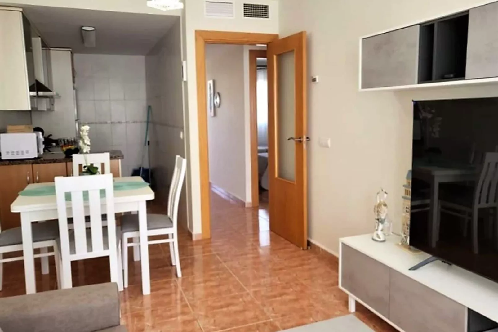 Ático con piscina privada-Living room