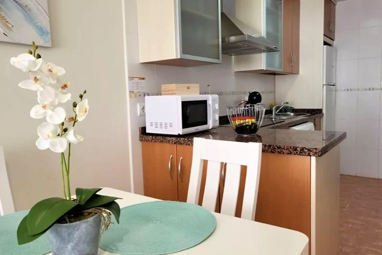 Ático con piscina privada-Kitchen