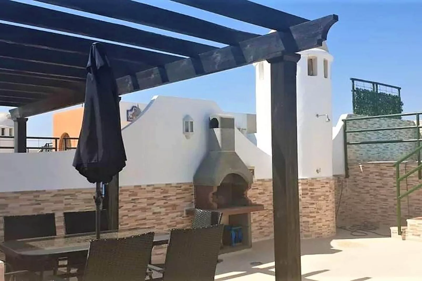 Ático con piscina privada-Terrace balcony