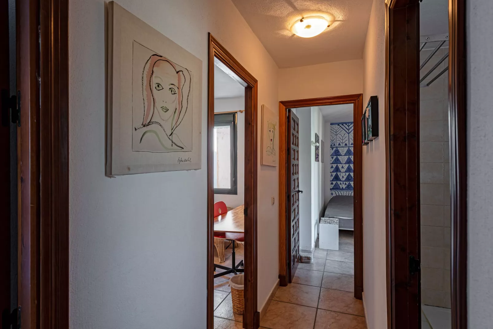 La Casa Azúl-Empfangshalle