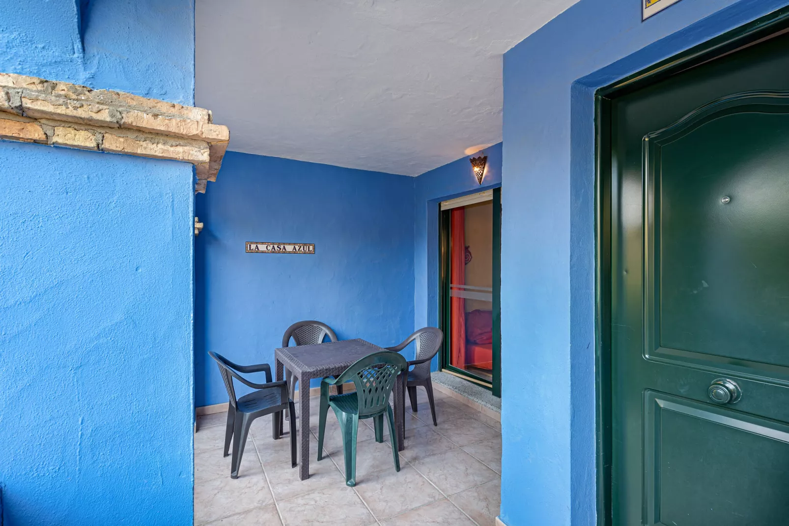 La Casa Azúl-Terrassenbalkon