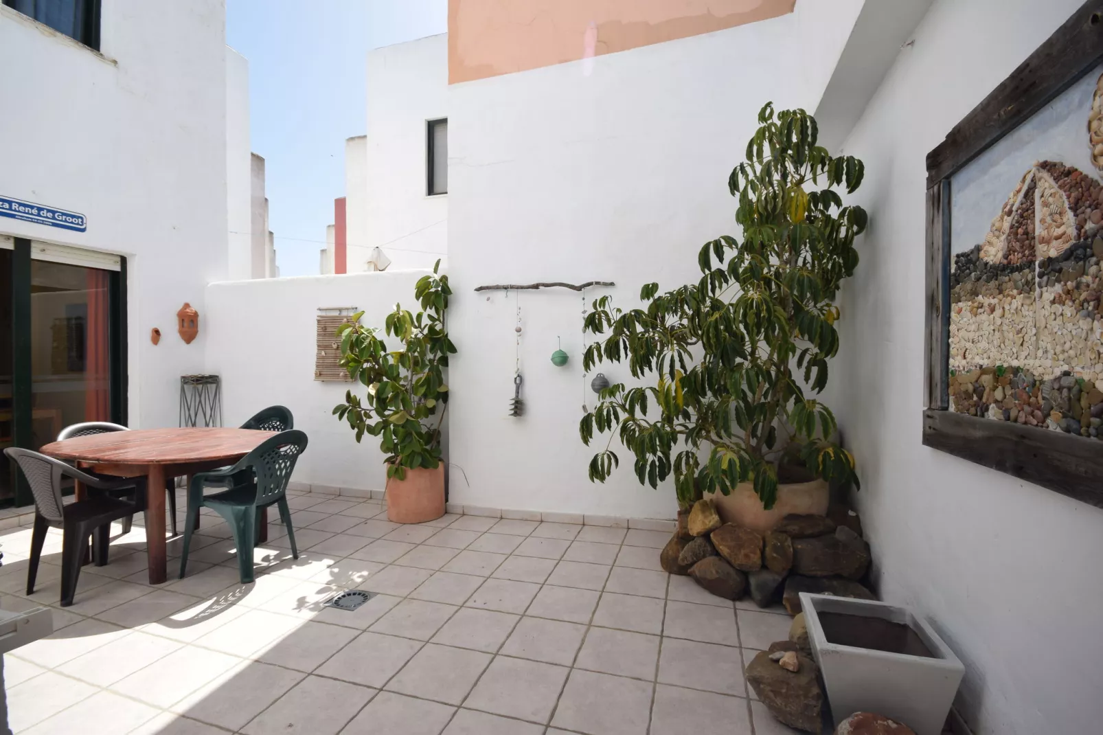 La Casa Azúl-Terrassenbalkon