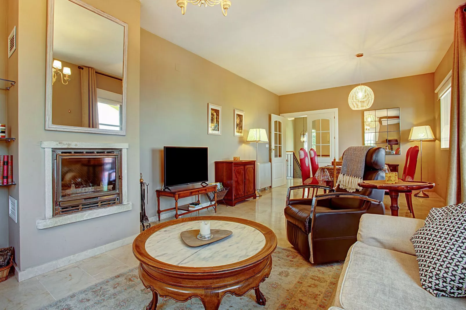 Casa Amarilla Blanca-Wohnzimmer