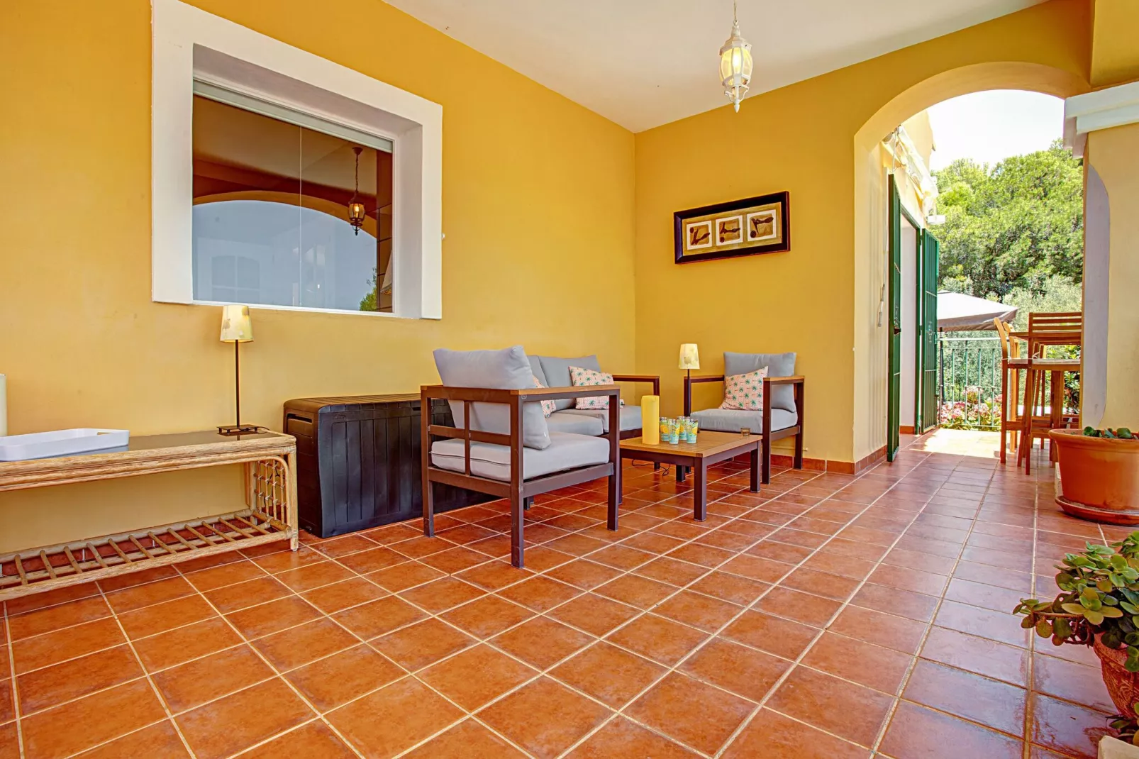 Casa Amarilla Blanca-Terrassenbalkon