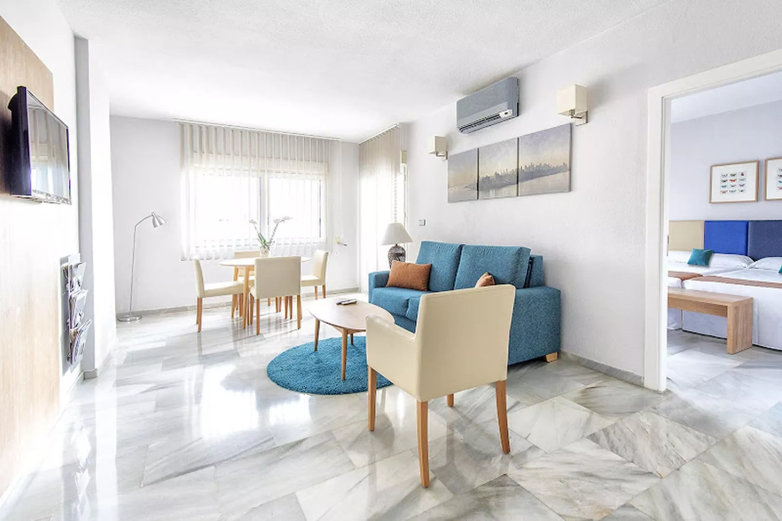 Apto 2dormitorios 6pax-Living room