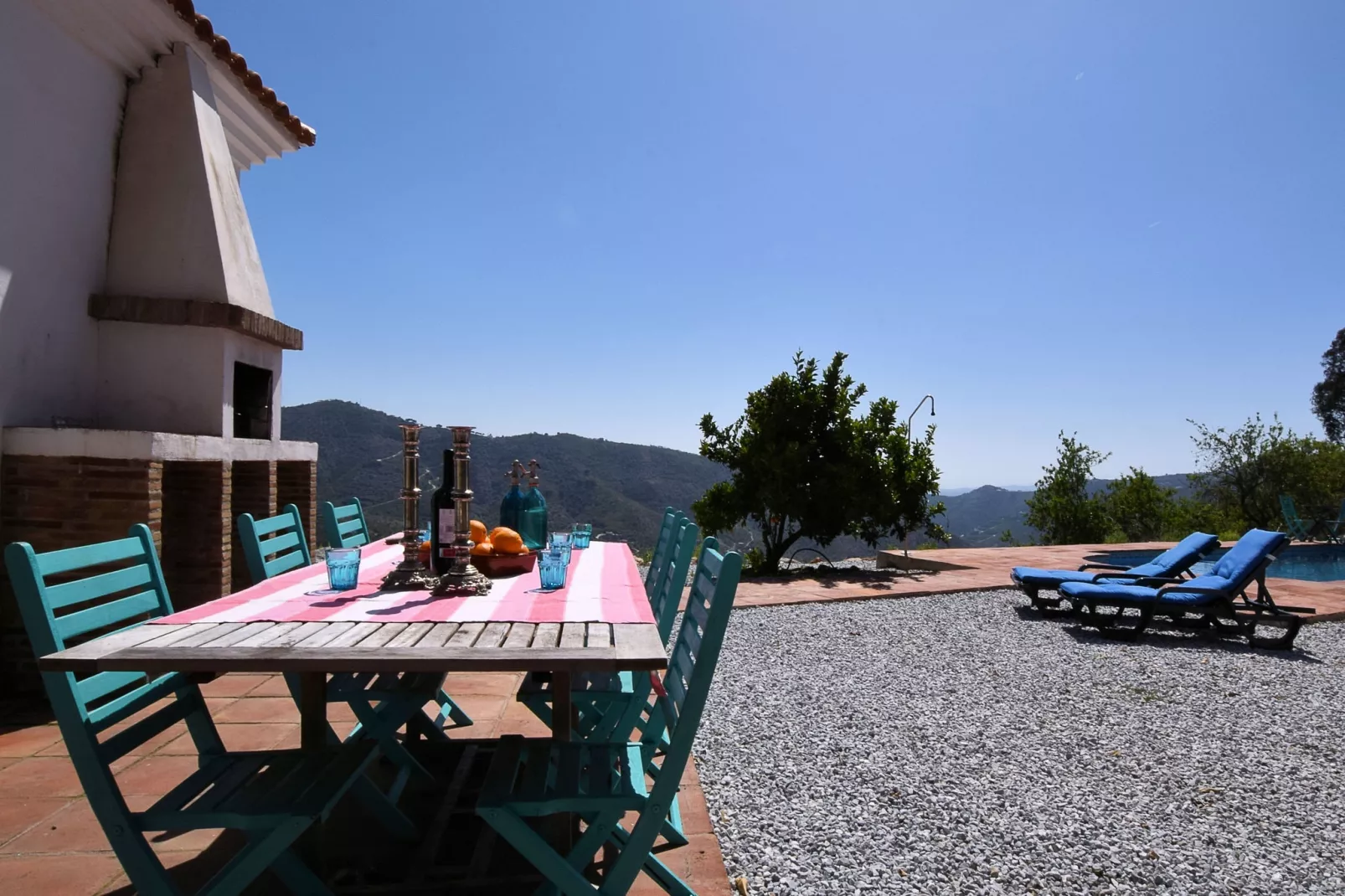 Villa Las Reinas-Gardens summer