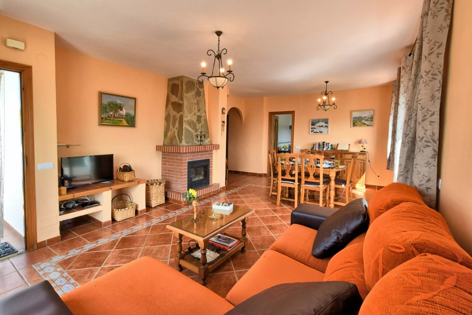 Cortijo Albaricoque-Living room