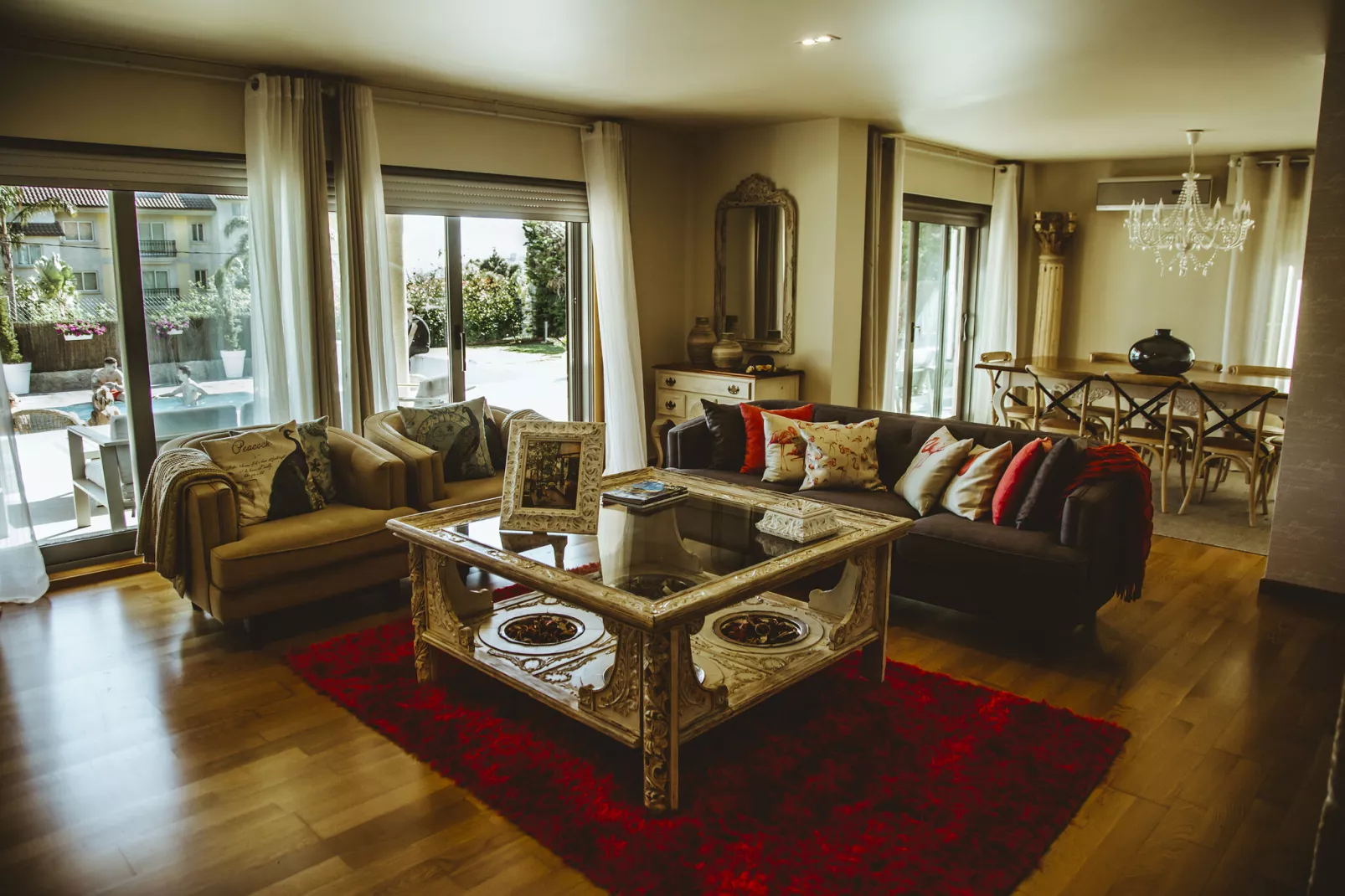 Villa Montalvo-Living room