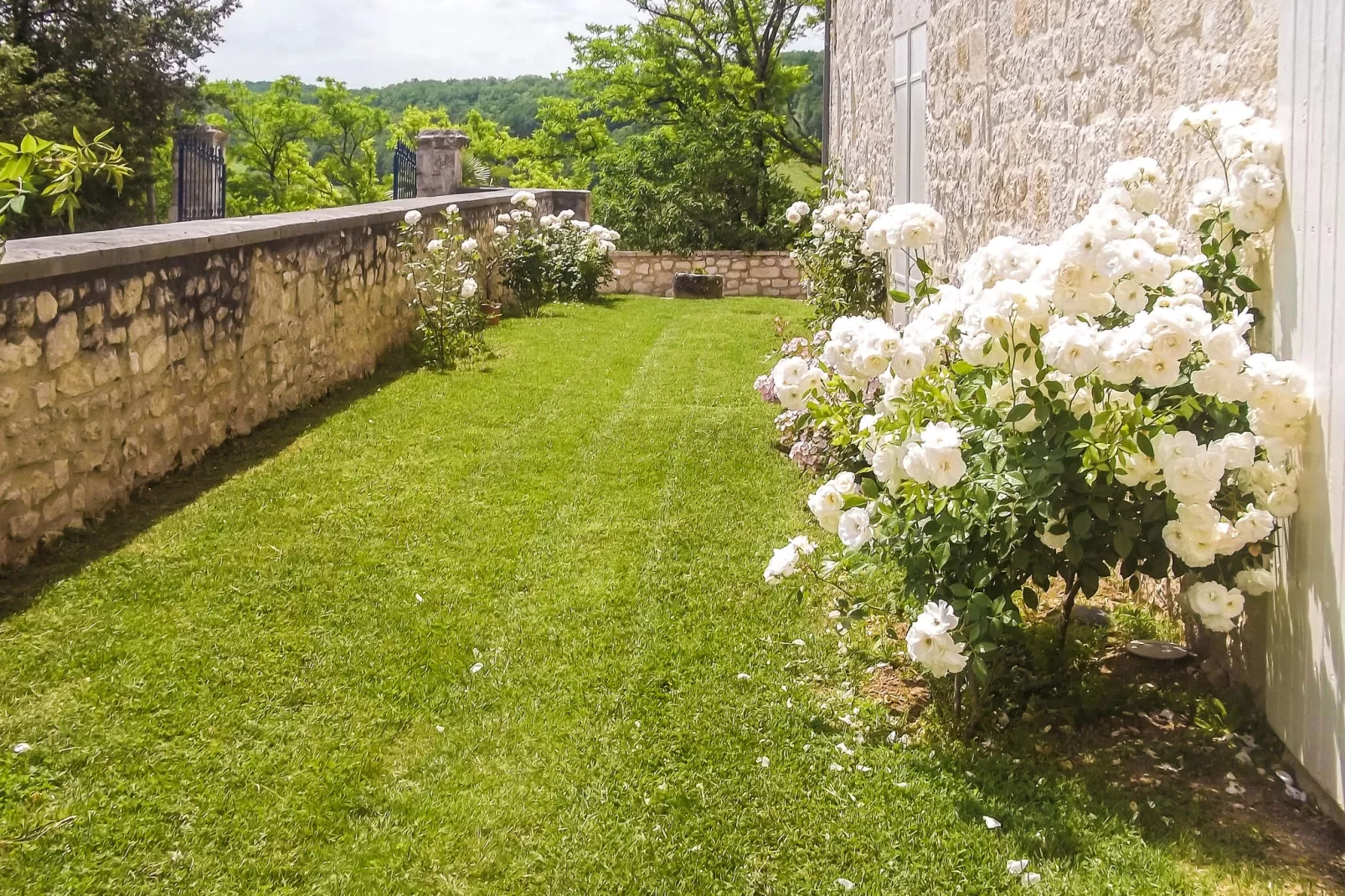 Maison Lamothe-Gardens summer