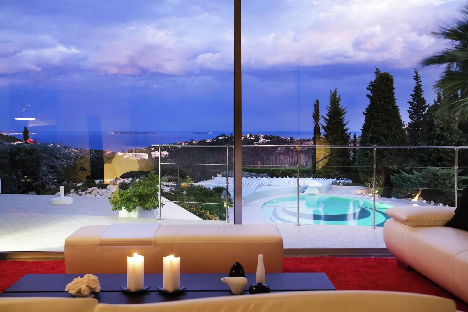 Villa Mandelieu la Napoule-Aussicht Sommer