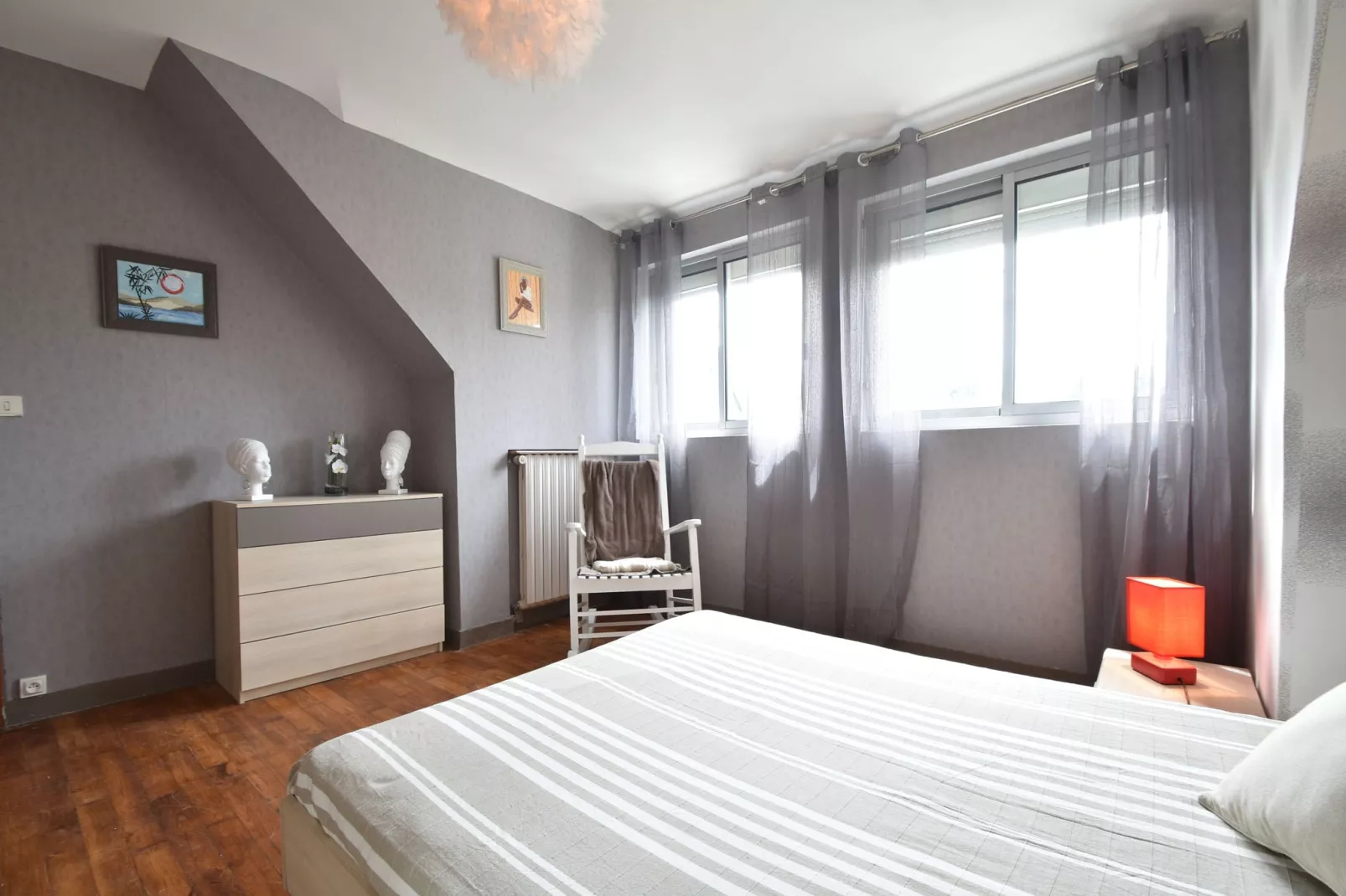Maison à 1km de la plage-Schlafzimmer
