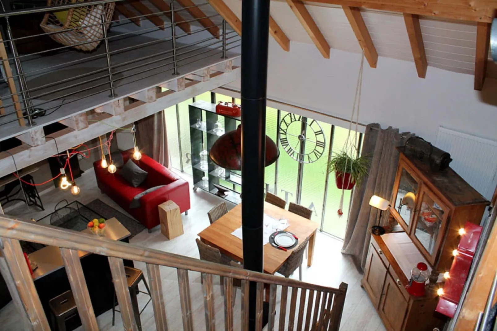 Gîte la Verrerie-Living room