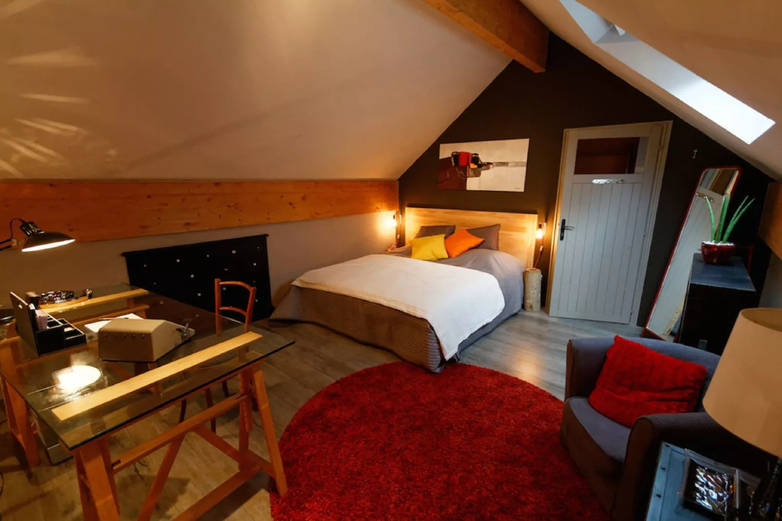 Gîte la Verrerie-Bedroom