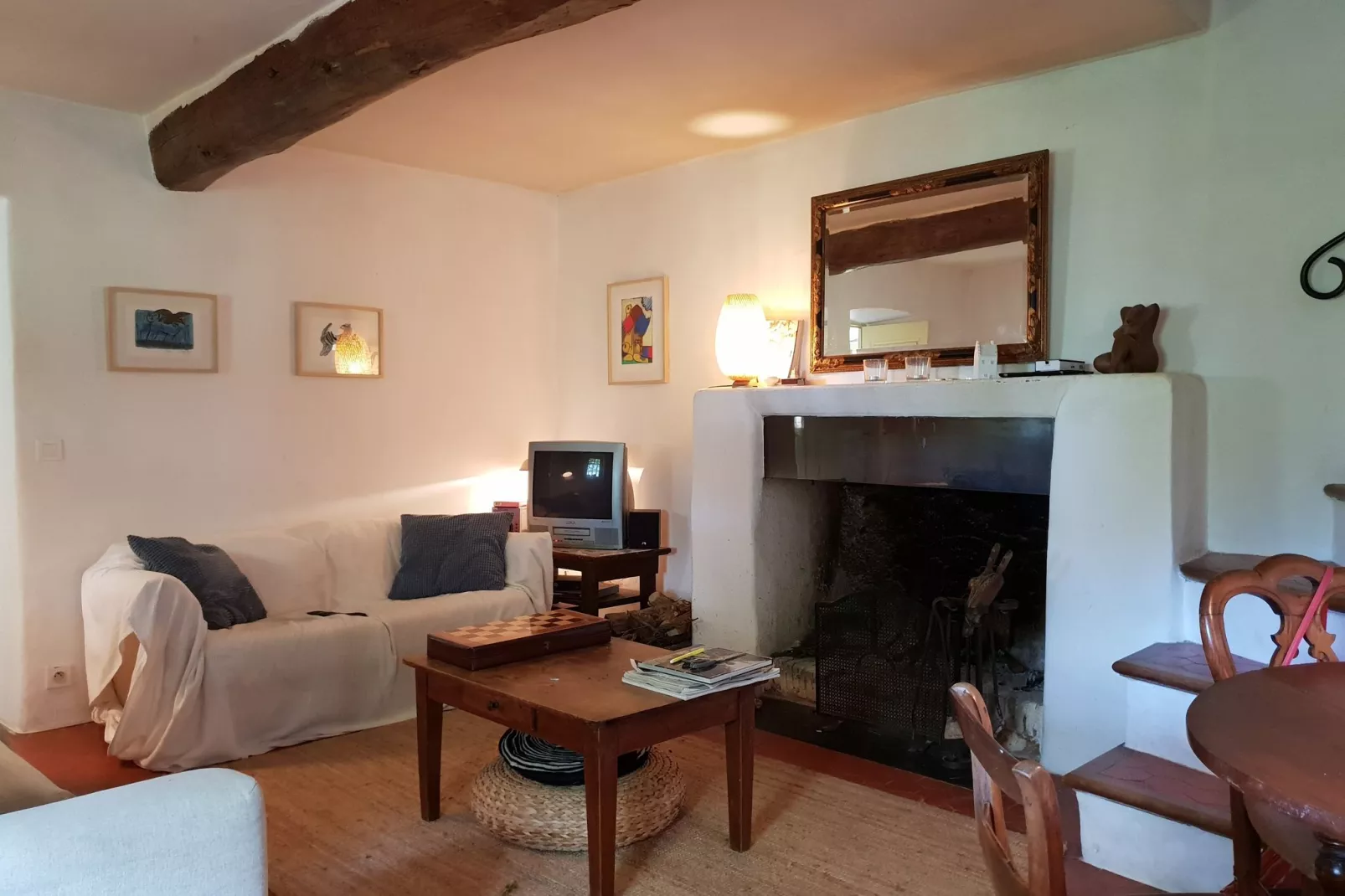 Vieille route de Grasse-Living room