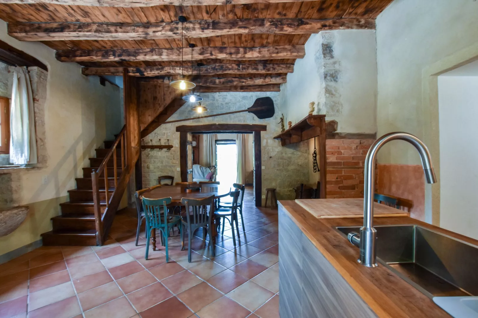 Grande maison de charme-Dining room