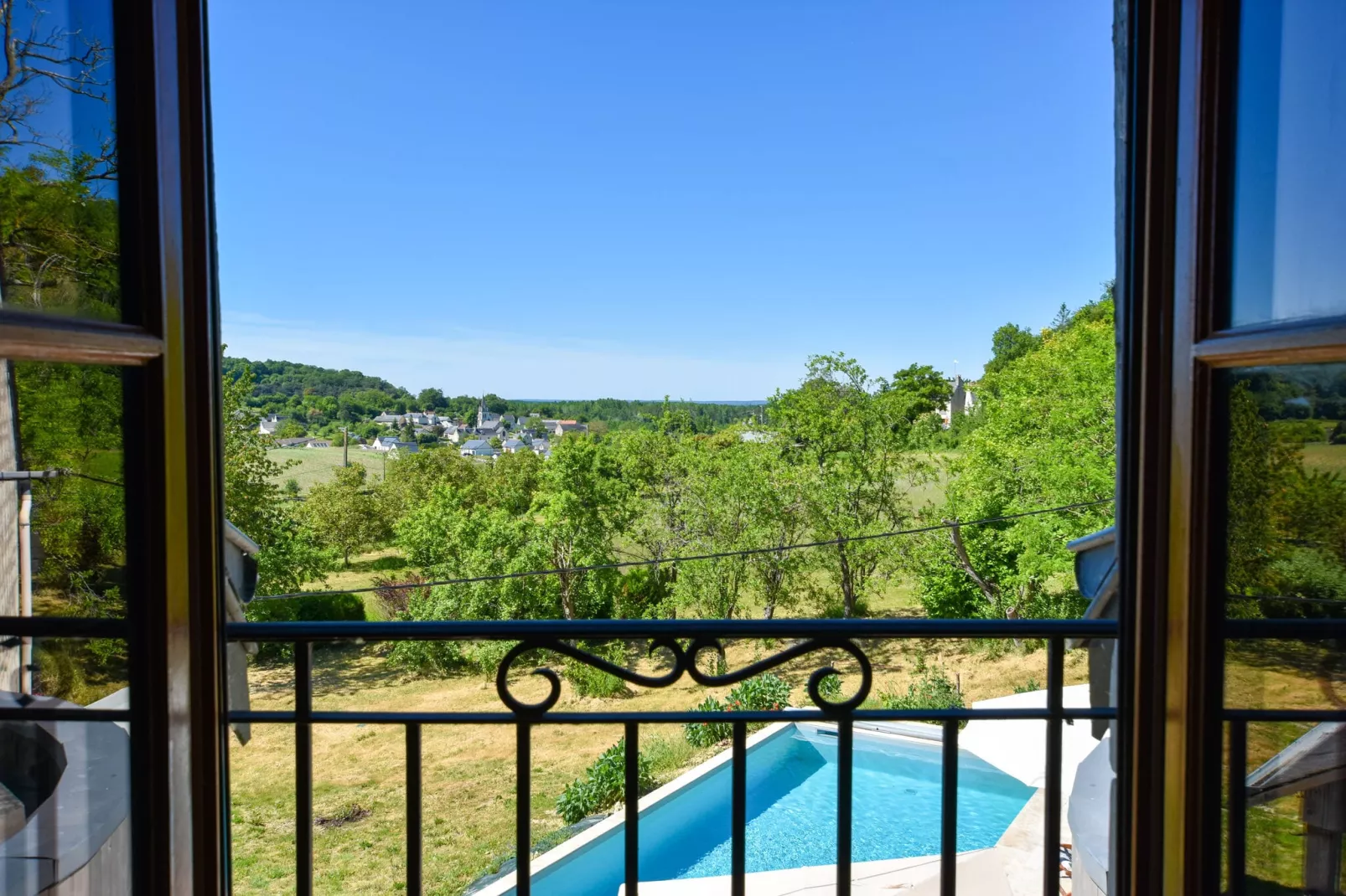 Gite vallée de la Loire-Aussicht Sommer