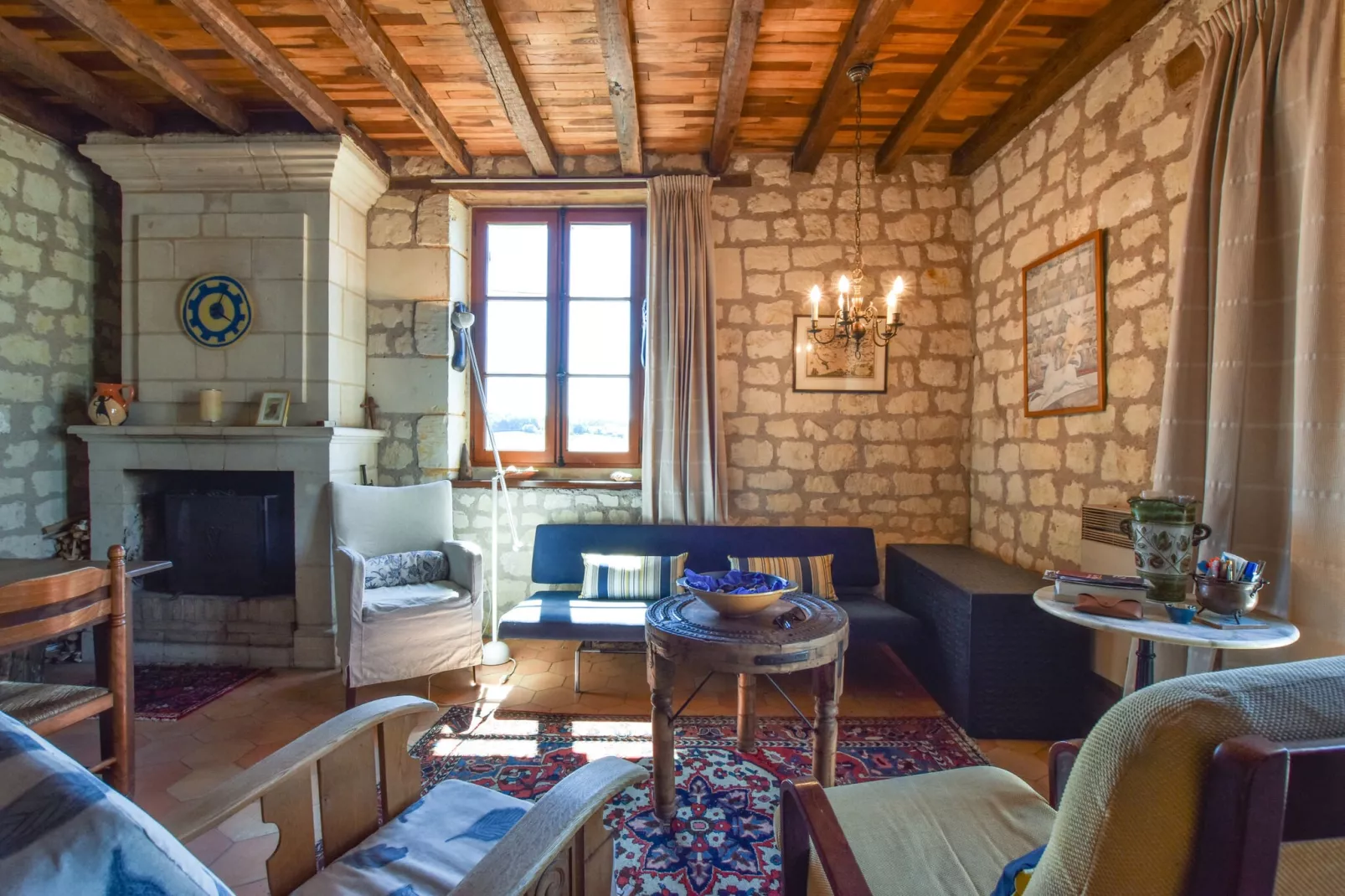 Gite vallée de la Loire-Wohnzimmer