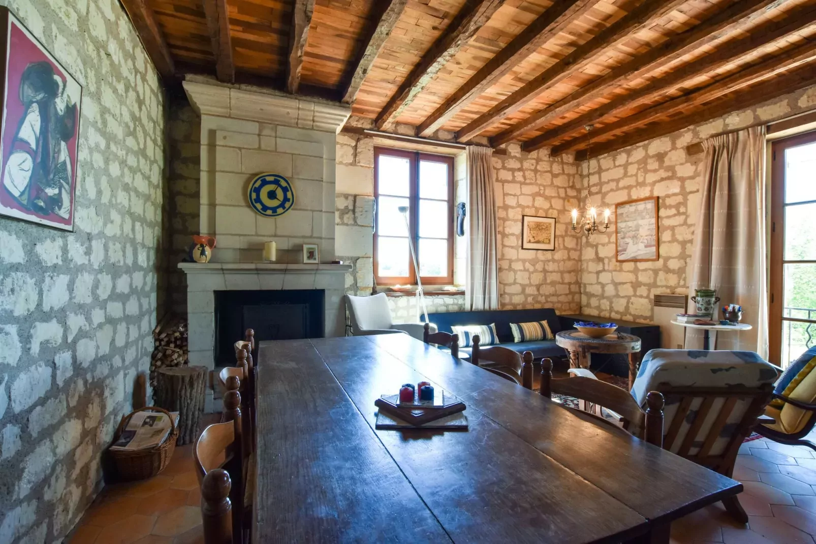 Gite vallée de la Loire-Esszimmer