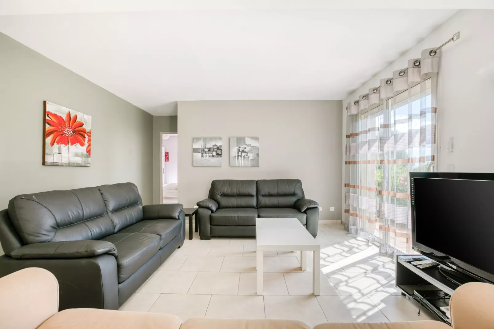 Villa Piscine As Mourels-Wohnzimmer