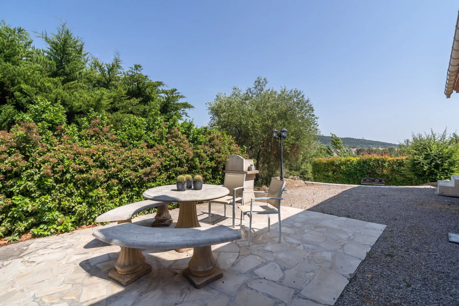 Villa Les Veinards-Gardens summer