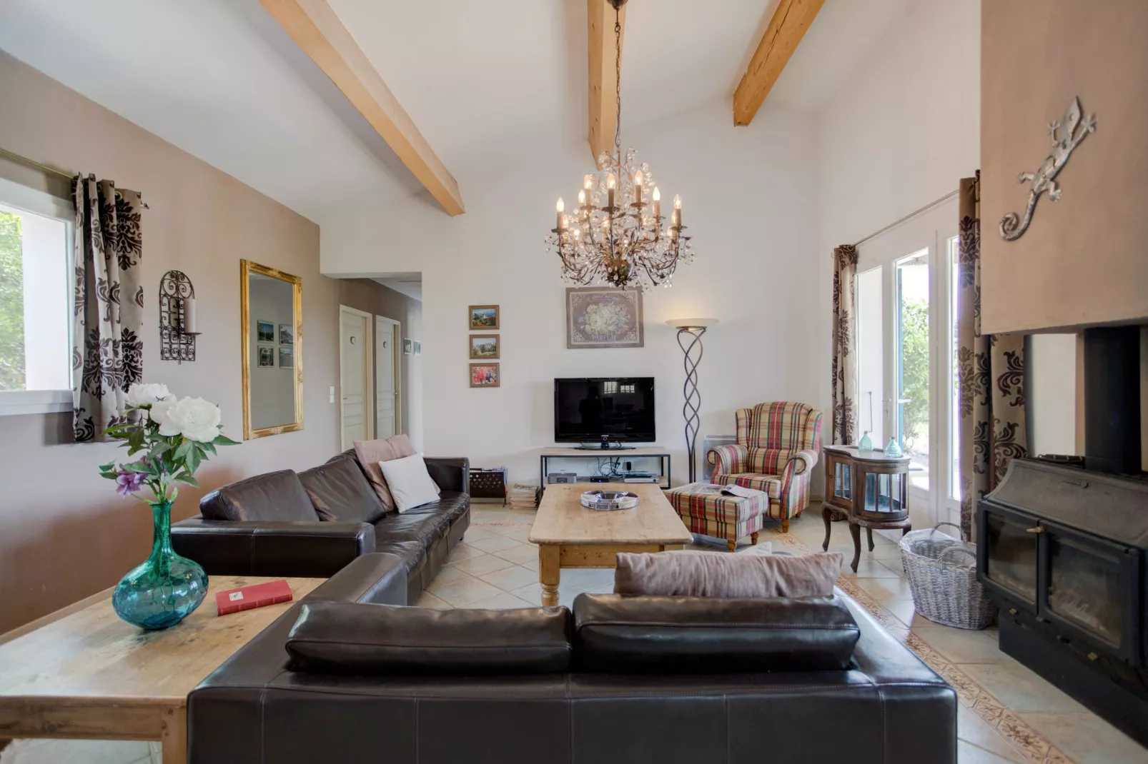 Villa Lézard Bleu-Wohnzimmer