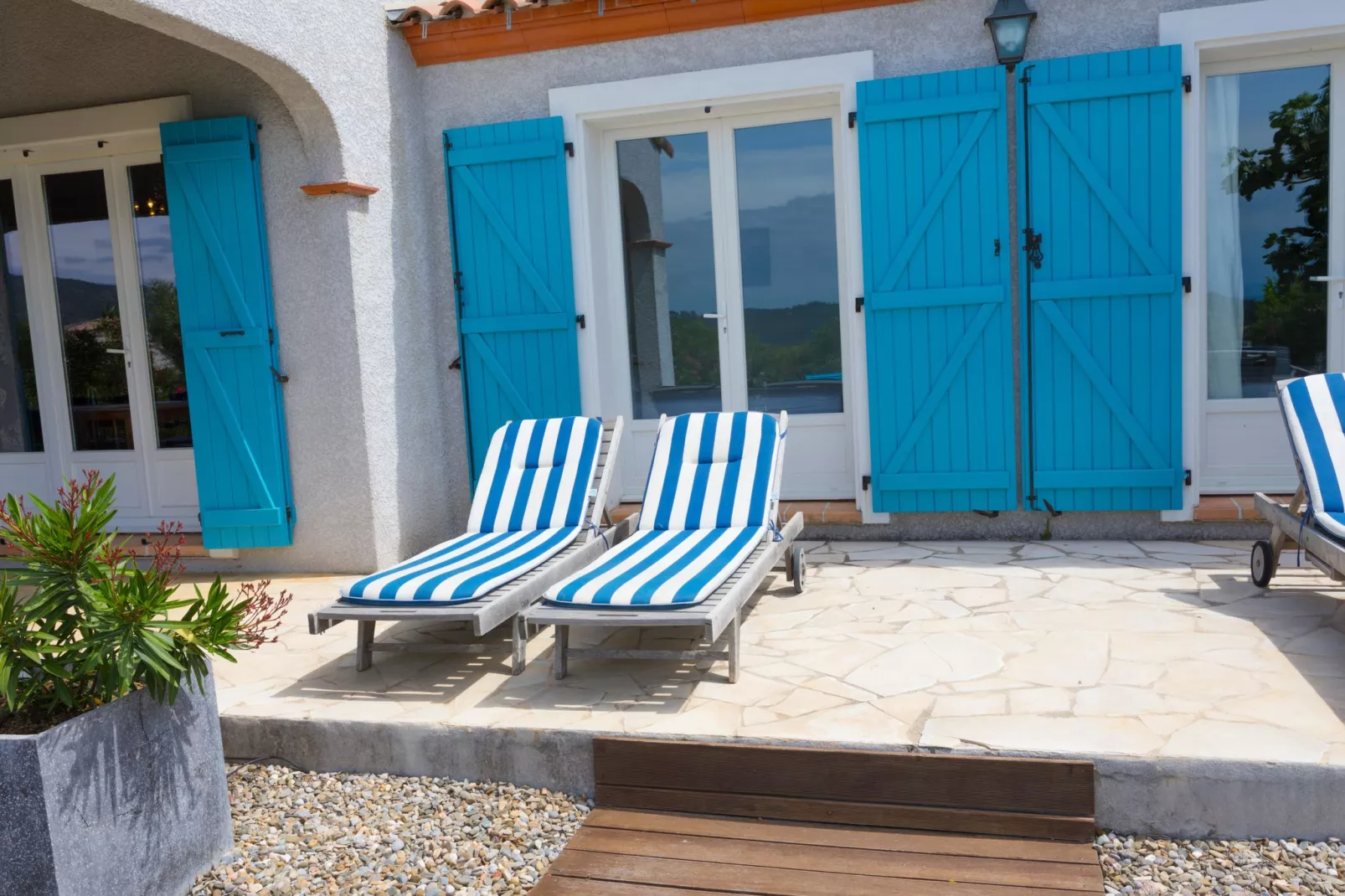 Villa Lézard Bleu-Terrassenbalkon