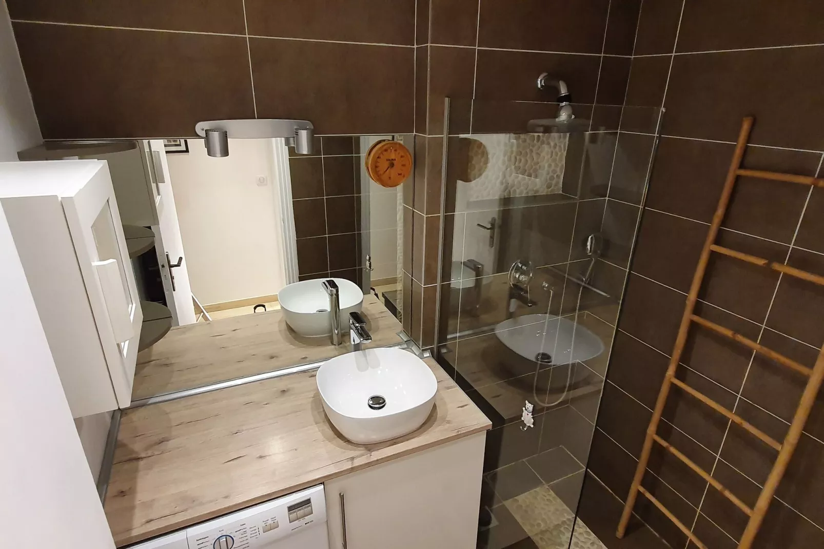 Appartement standing avec terrasse et vue mer à Nice-Badezimmer