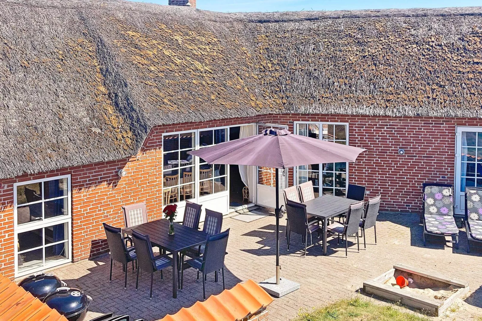 Maison de vacances pour 12 a Ringkøbing-By Traum-Extérieur