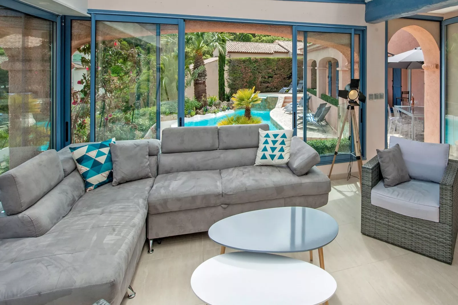 Villa Capussambres-Wohnzimmer