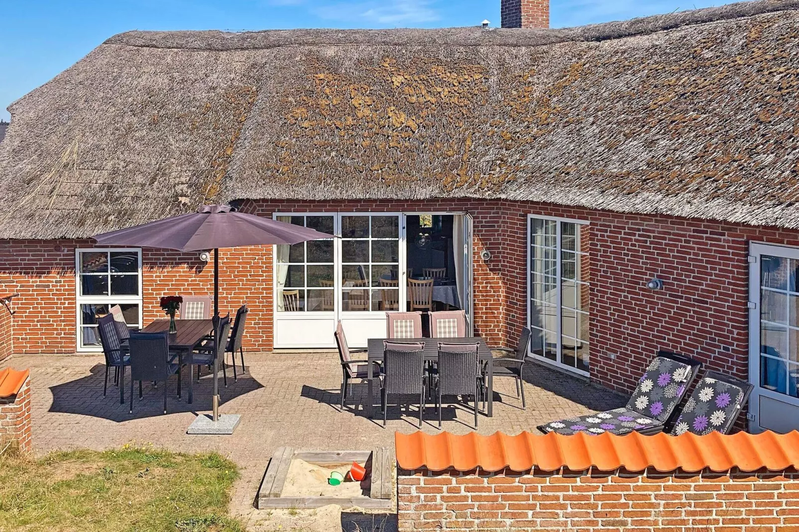 Maison de vacances pour 12 a Ringkøbing-By Traum-Extérieur