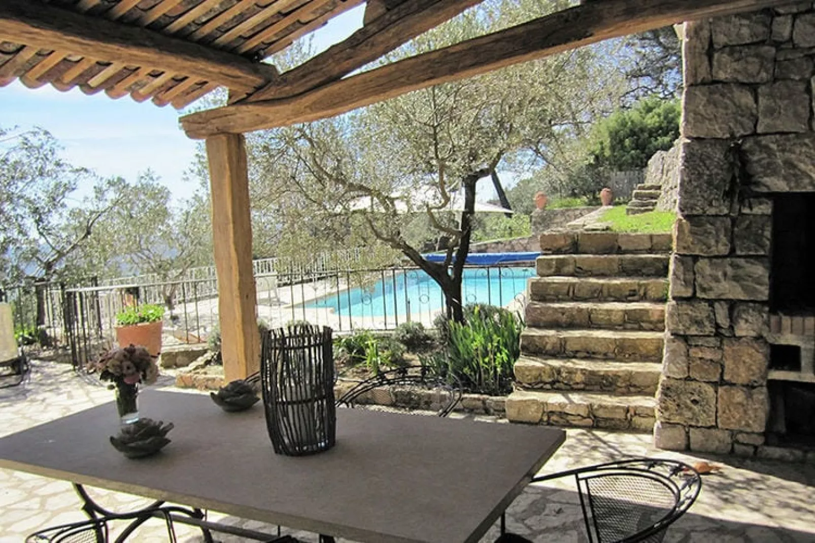 Mas des Olivettes-Terrace balcony