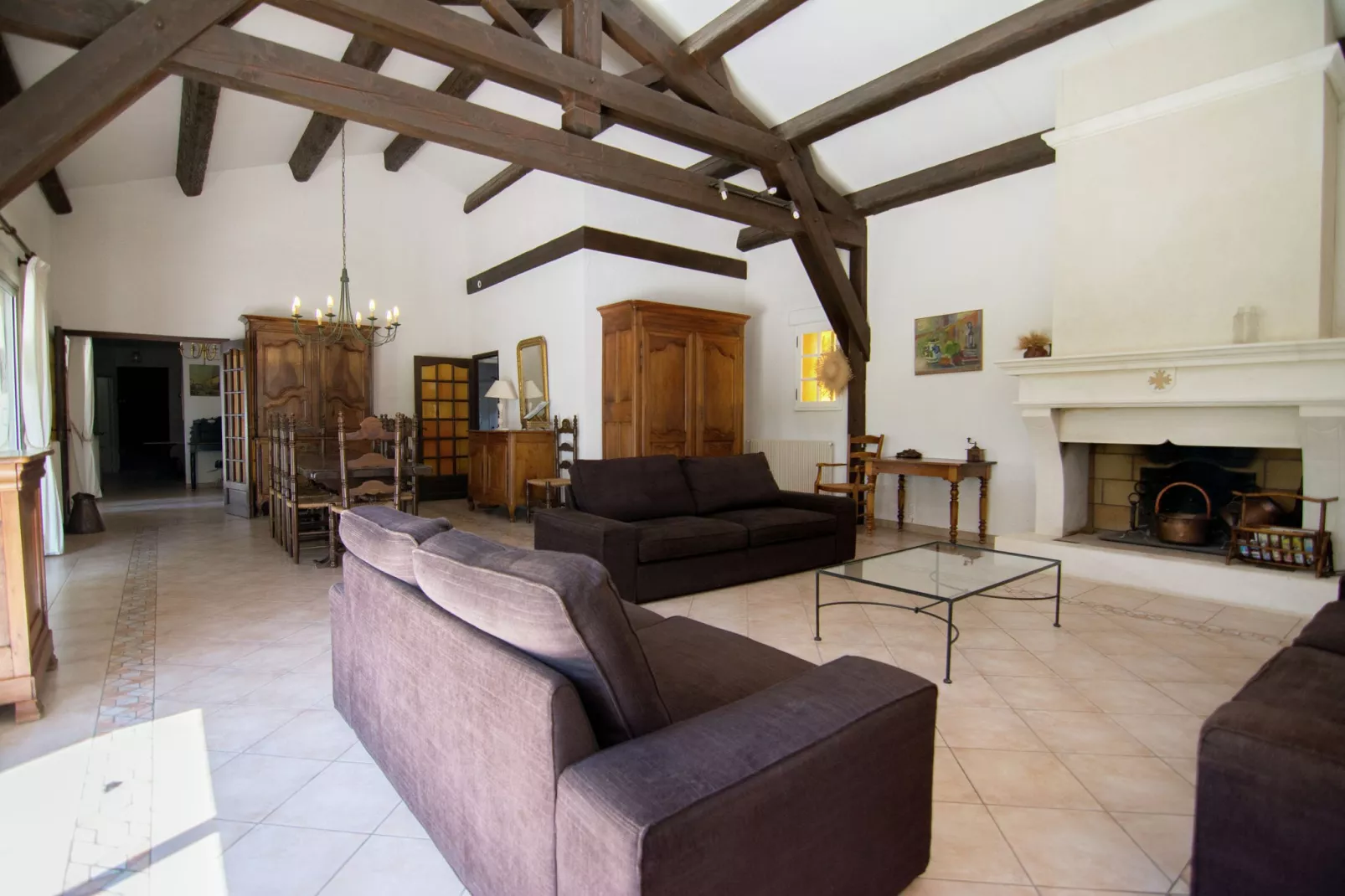 Mas des Trabesses-Living room