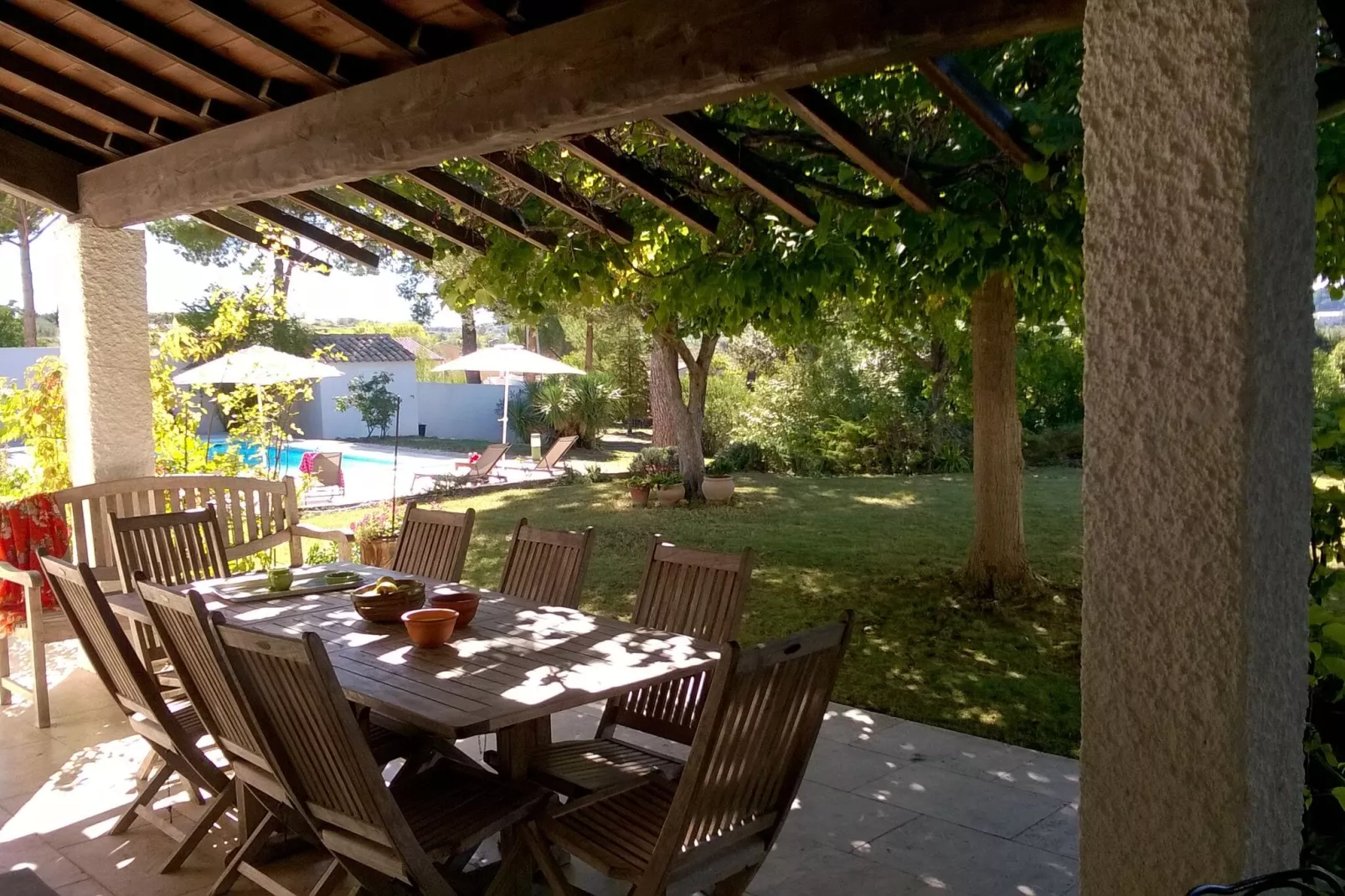 Mas des Trabesses-Terrace balcony
