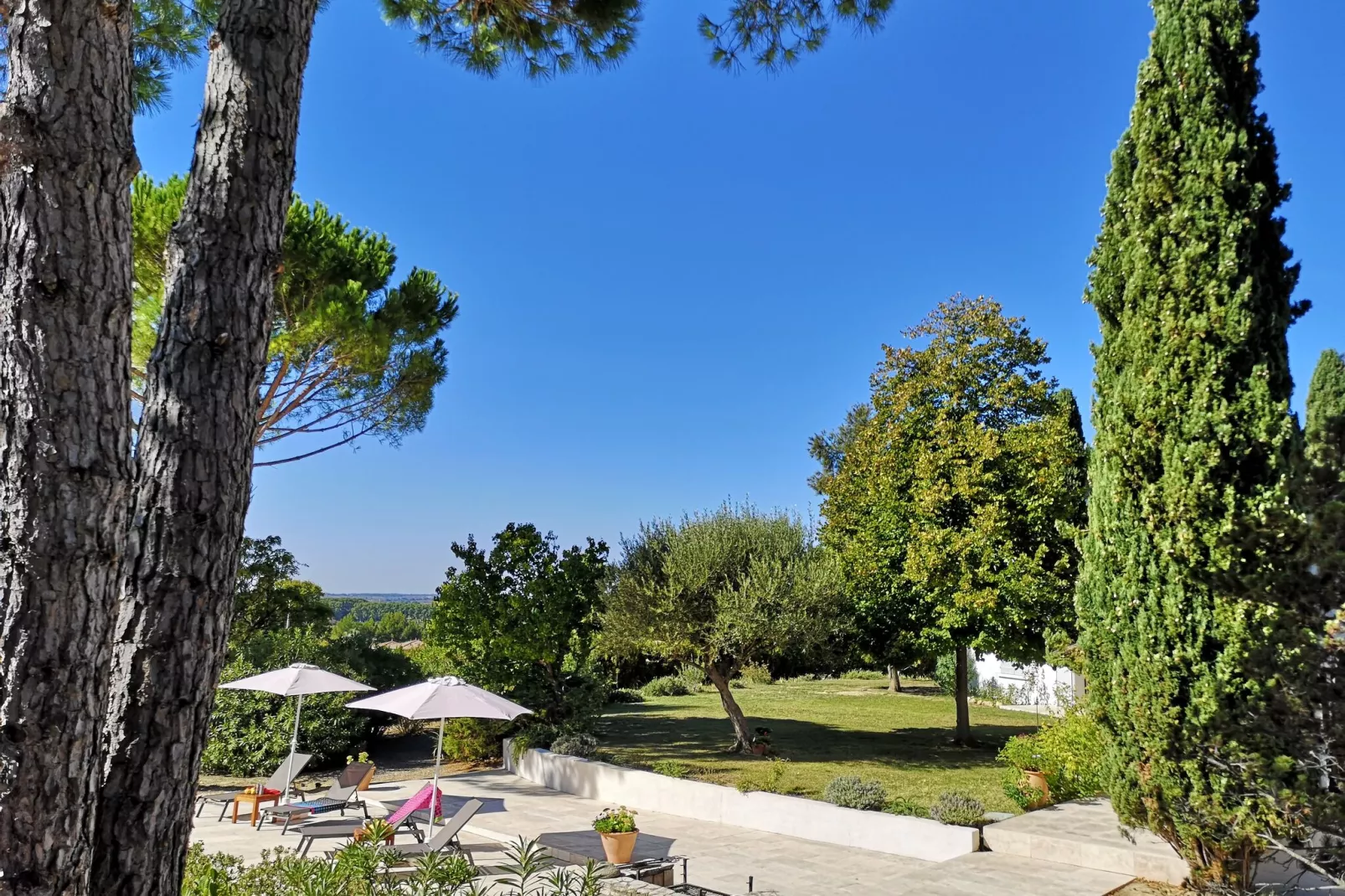 Mas des Trabesses-Gardens summer