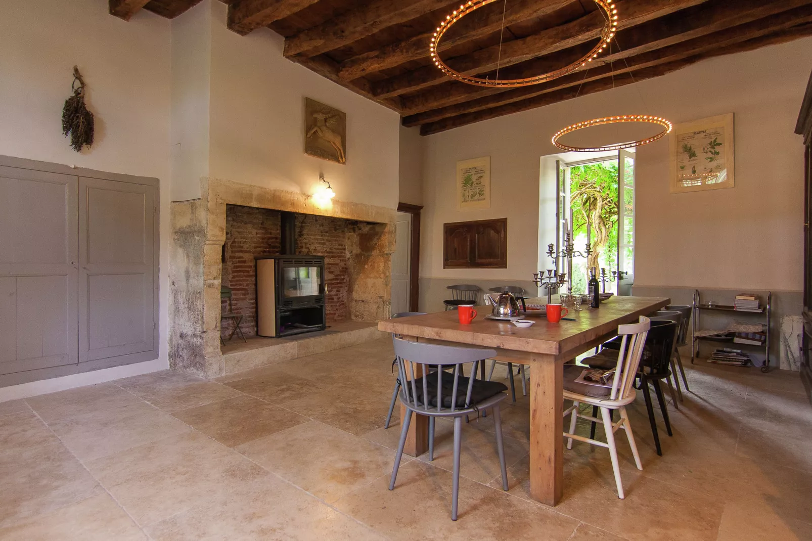 Belle Demeure Ribot 11 Pers-Esszimmer