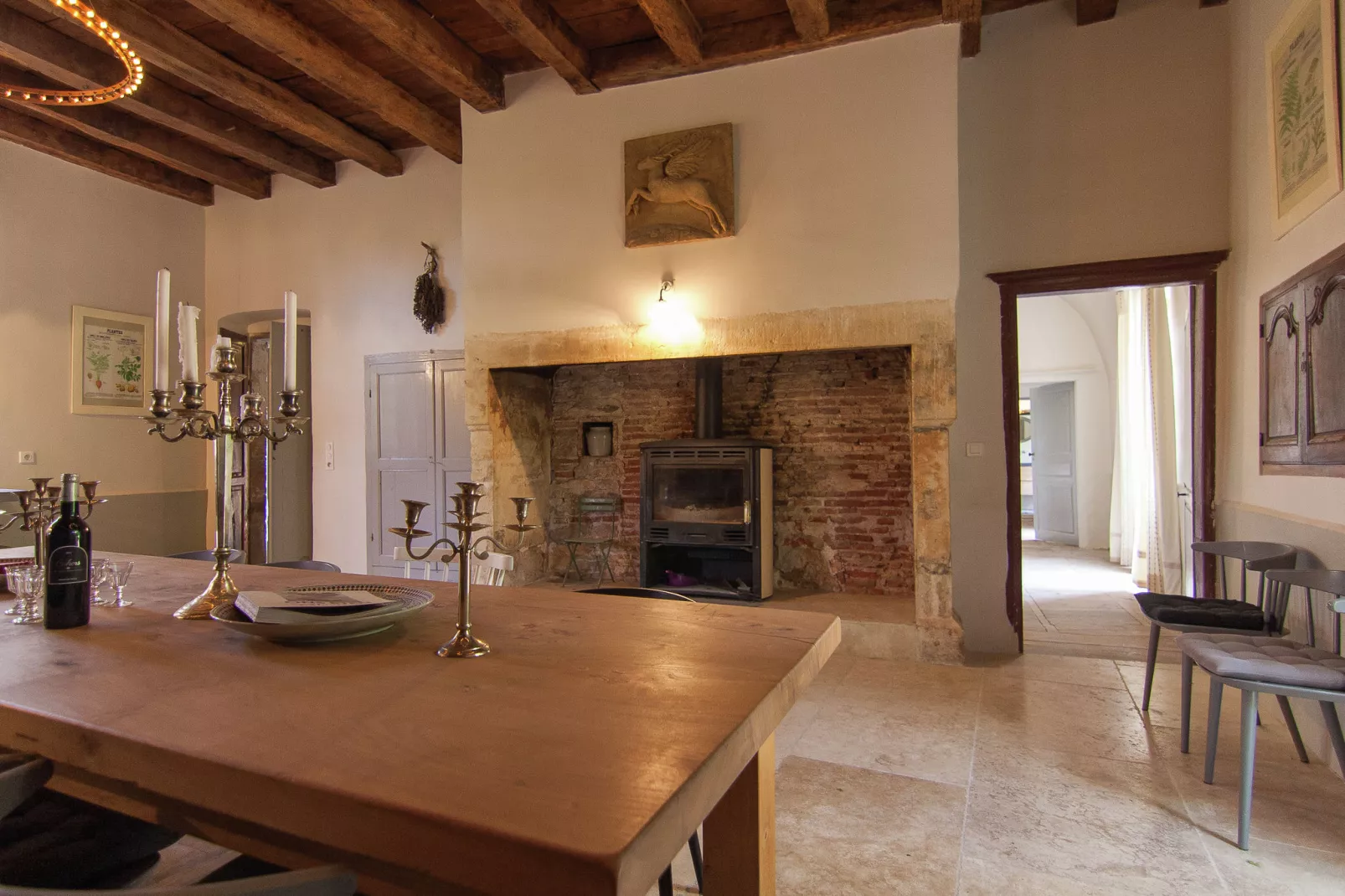 Belle Demeure Ribot 11 Pers-Esszimmer