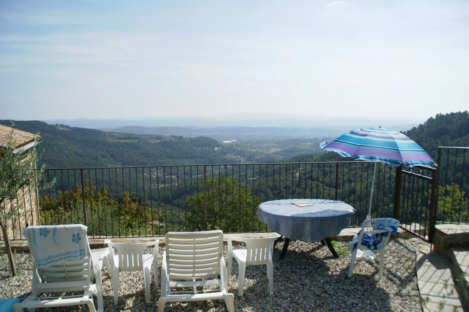 Villa Chassiers petit-View summer