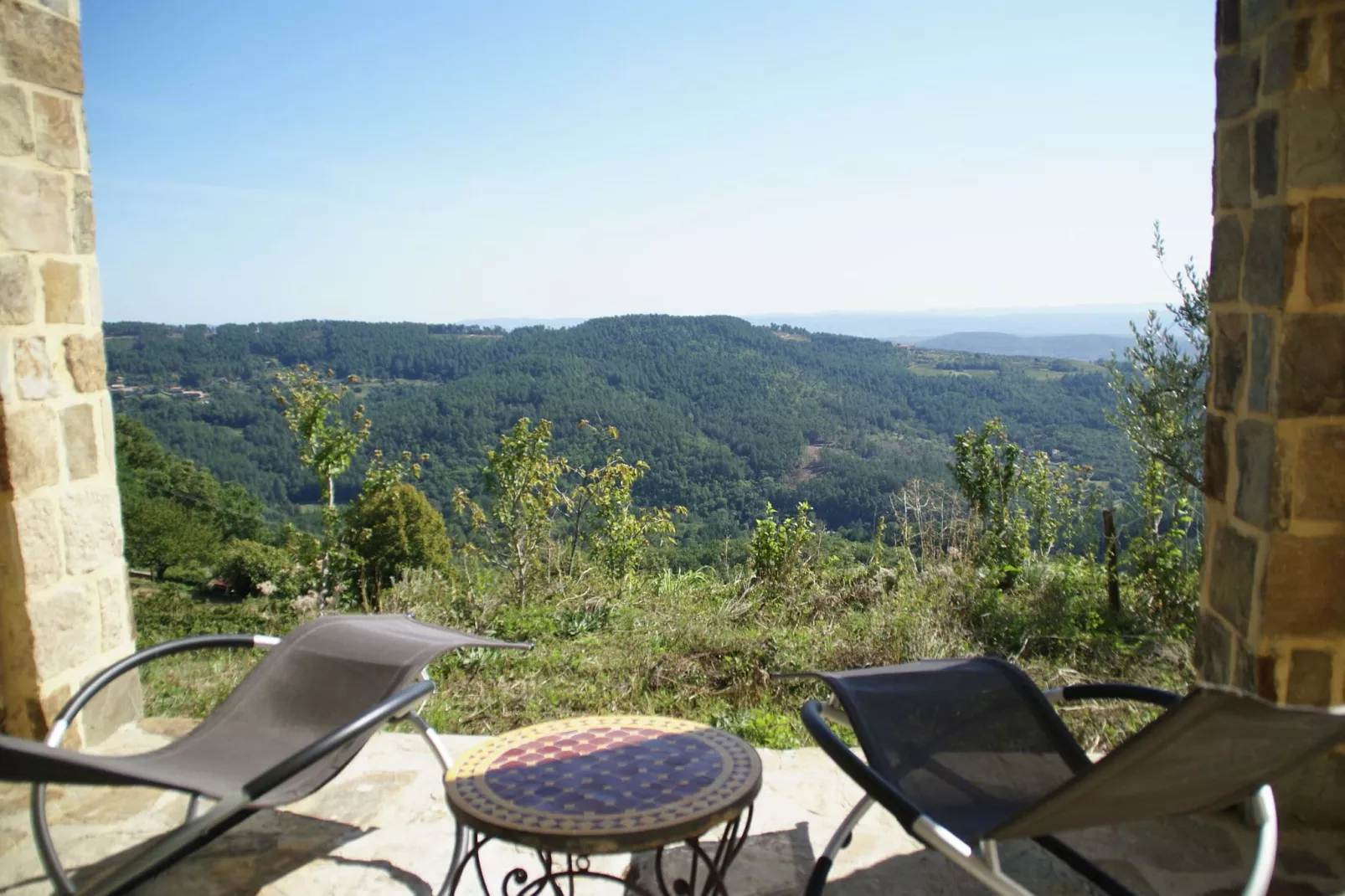 Maison de vacances Chassiers grand-View summer