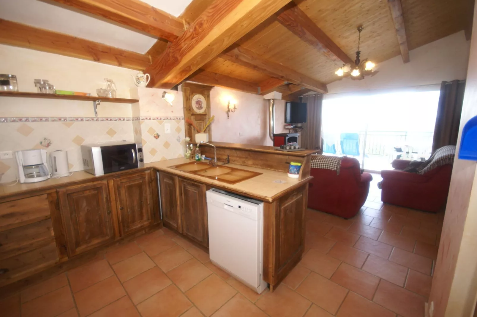 Maison de vacances Chassiers grand-Kitchen