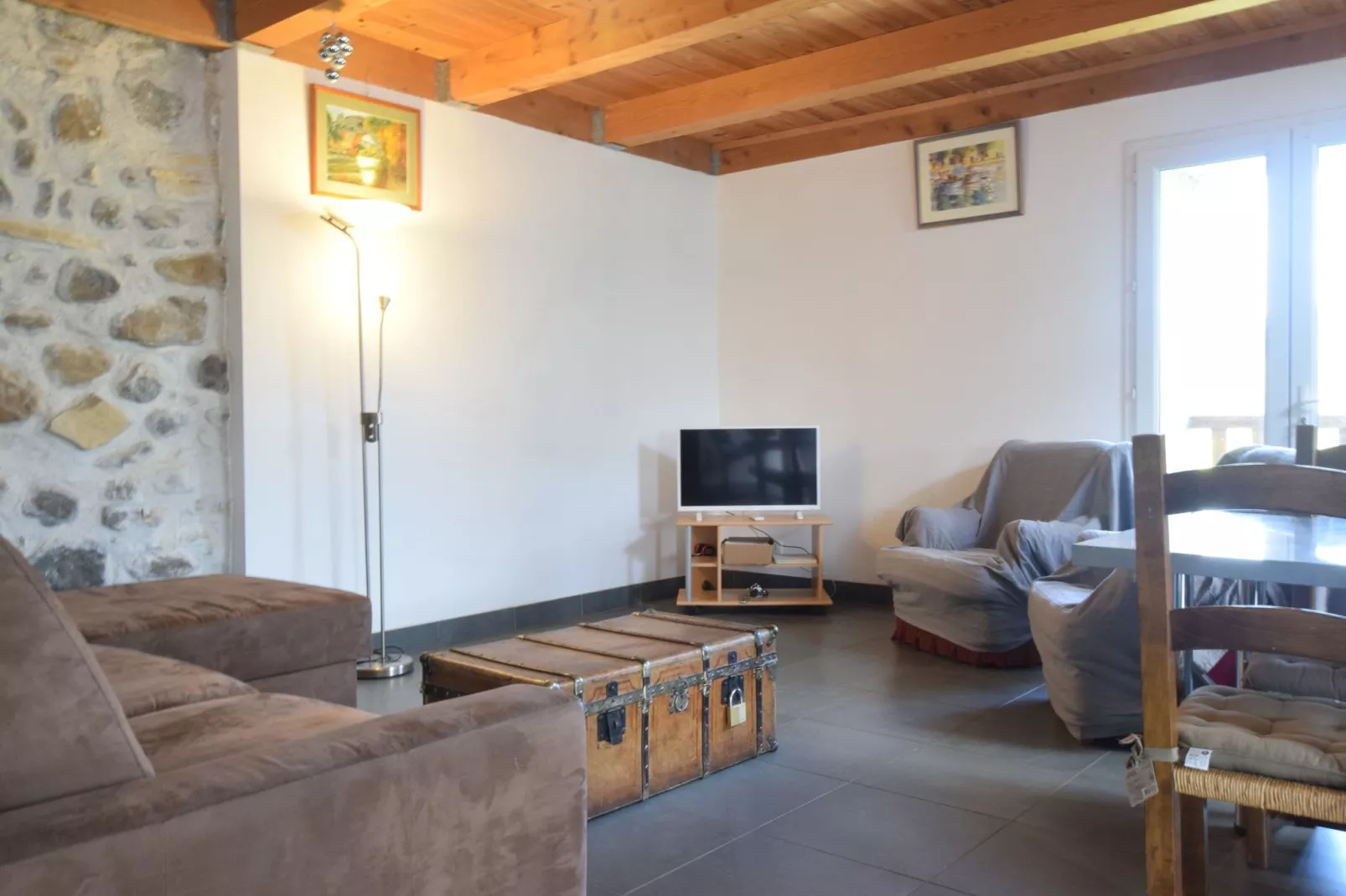 Cottage les Bombis-Living room